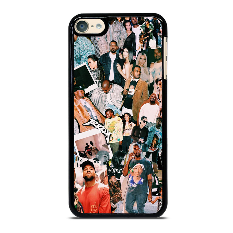 KANYE WEST RAPPER COLLAGE iPod Touch 6 Case Cover