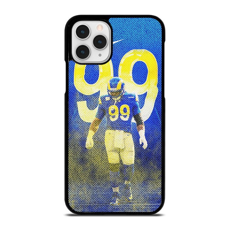 AARON DONALD 99 LOS ANGELES RAMS NFL FOOTBALL iPhone 11 Pro Case Cover