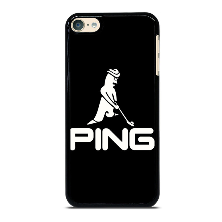 PING GOLF BLACK LOGO iPod Touch 6 Case Cover