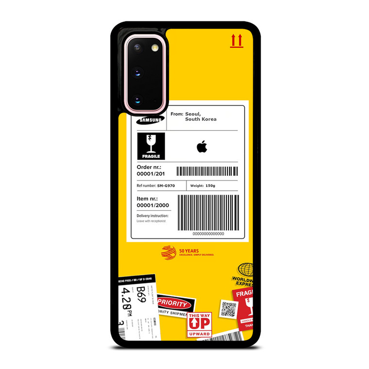 DHL SHIPPING EXPRESS LABEL APPLE Samsung Galaxy S20 Case Cover