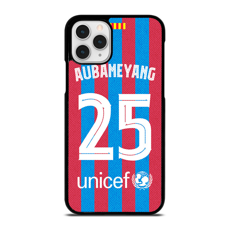 AUBAMEYANG 25 FC BARCELONA 2022 iPhone 11 Pro Case Cover