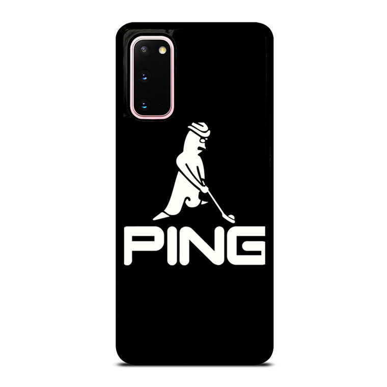 PING GOLF BLACK LOGO Samsung Galaxy S20 Case Cover