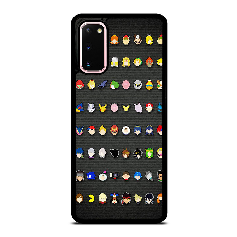 SUPER SMASH BROS ALL ICON Samsung Galaxy S20 Case Cover
