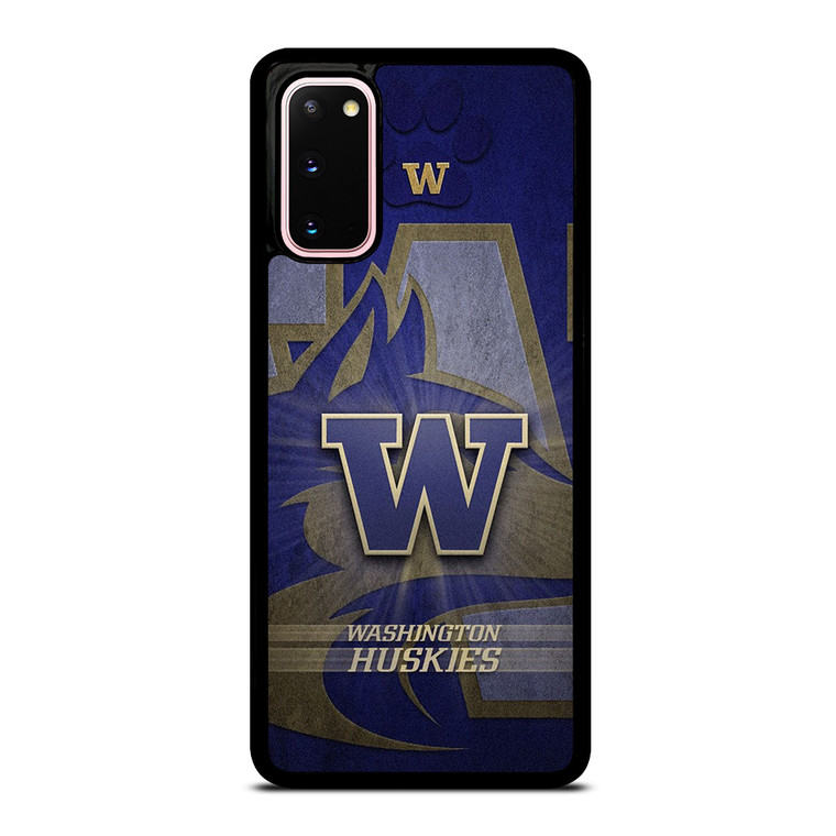 WASHINGTON HUSKIES FOOTBALL LOGO Samsung Galaxy S20 Case Cover