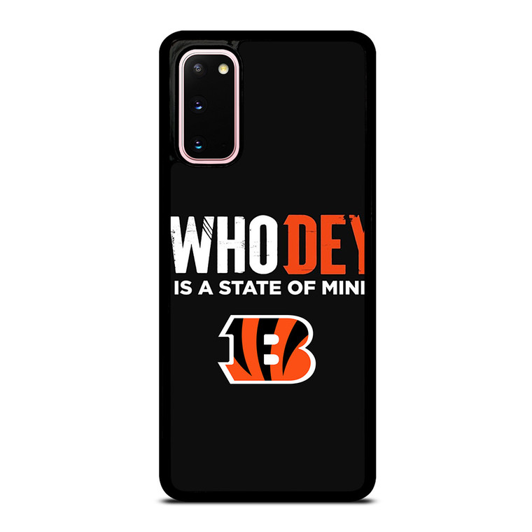 WHO DEY CINCINNATI BENGALS NFL Samsung Galaxy S20 Case Cover
