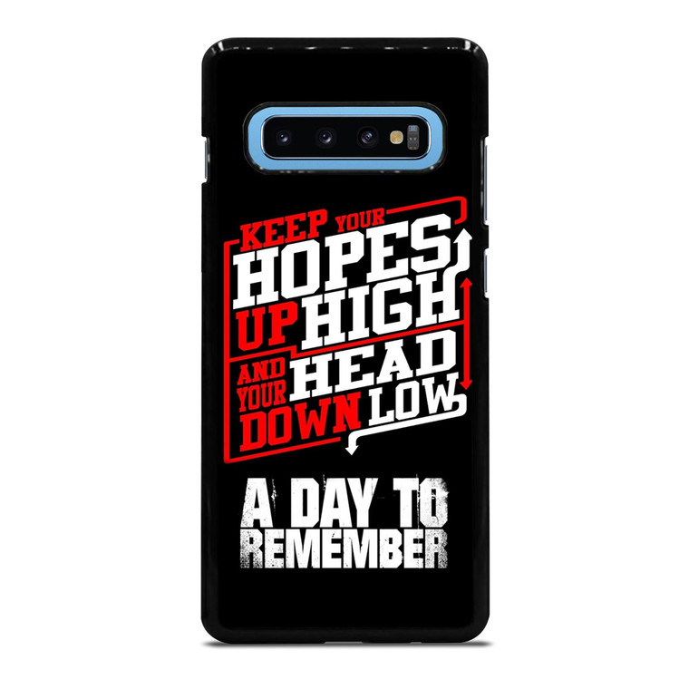 A DAY TO REMEMBER QUOTES Samsung Galaxy S10 Plus Case Cover
