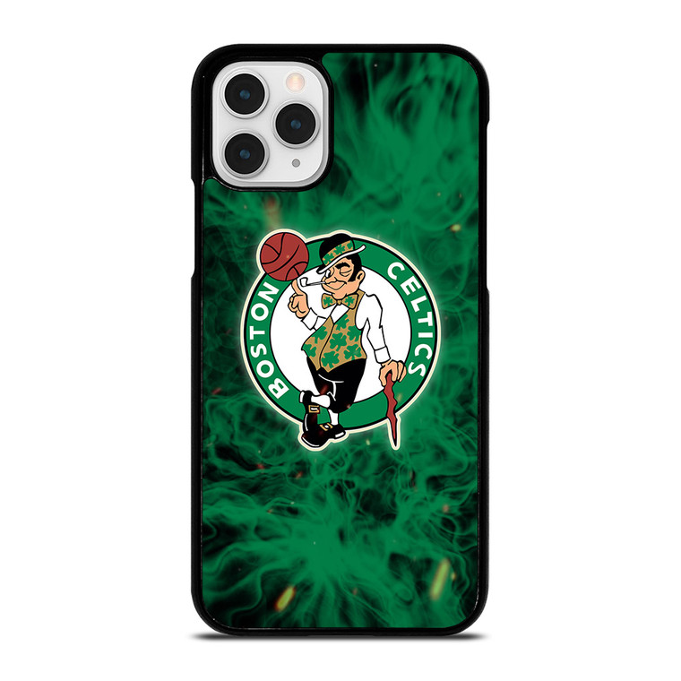 BOSTON CELTICS BASKETBALL NBA FIRE iPhone 11 Pro Case Cover
