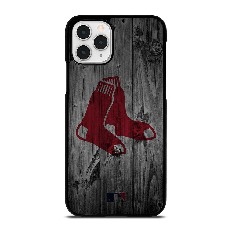 BOSTON RED SOX BASEBALL MLB WOOD LOGO iPhone 11 Pro Case Cover