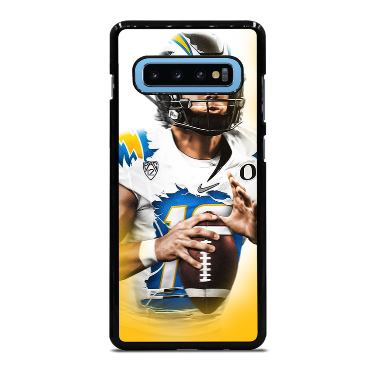 JUSTIN HERBERT LOS ANGELES CHARGERS Samsung Galaxy S10 Plus Case Cover