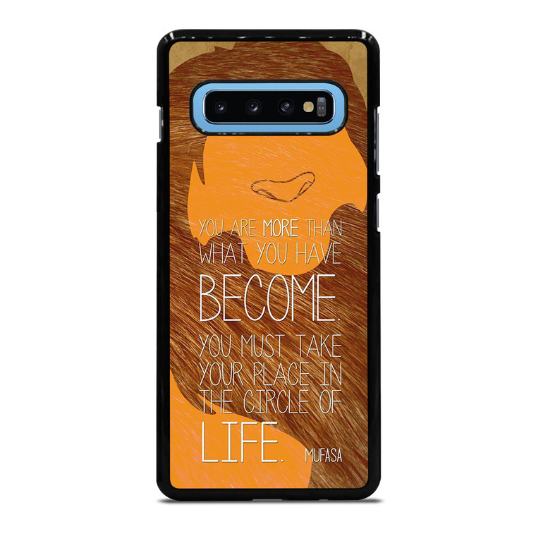 LION KING MUFASA QUOTES Samsung Galaxy S10 Plus Case Cover
