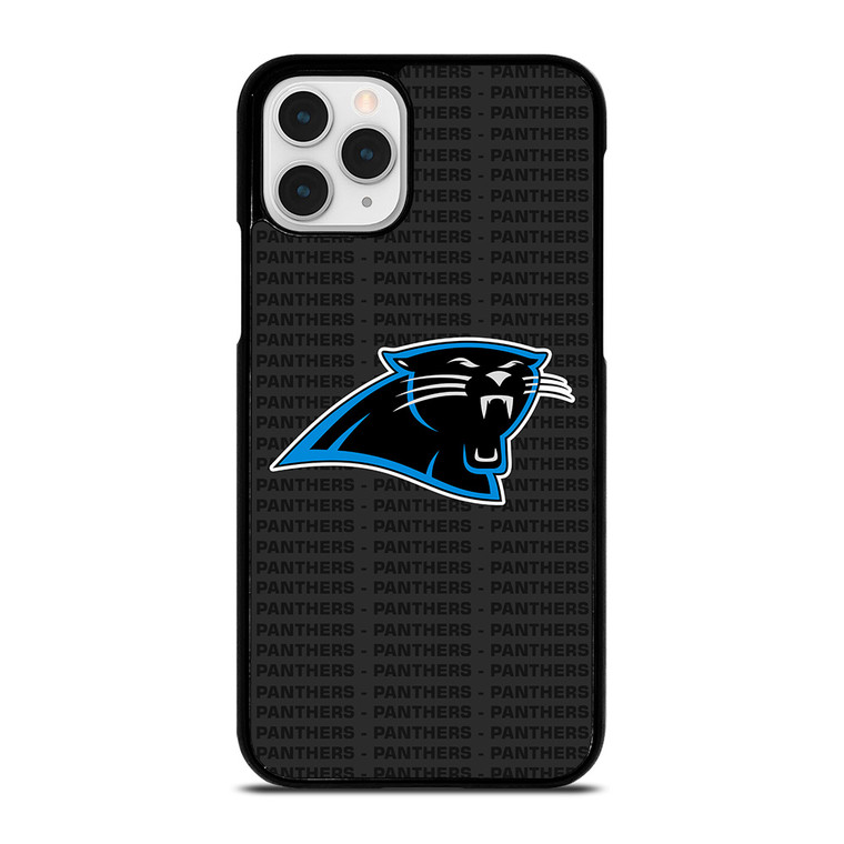 CAROLINA PANTHERS FOOTBALL TEXT iPhone 11 Pro Case Cover