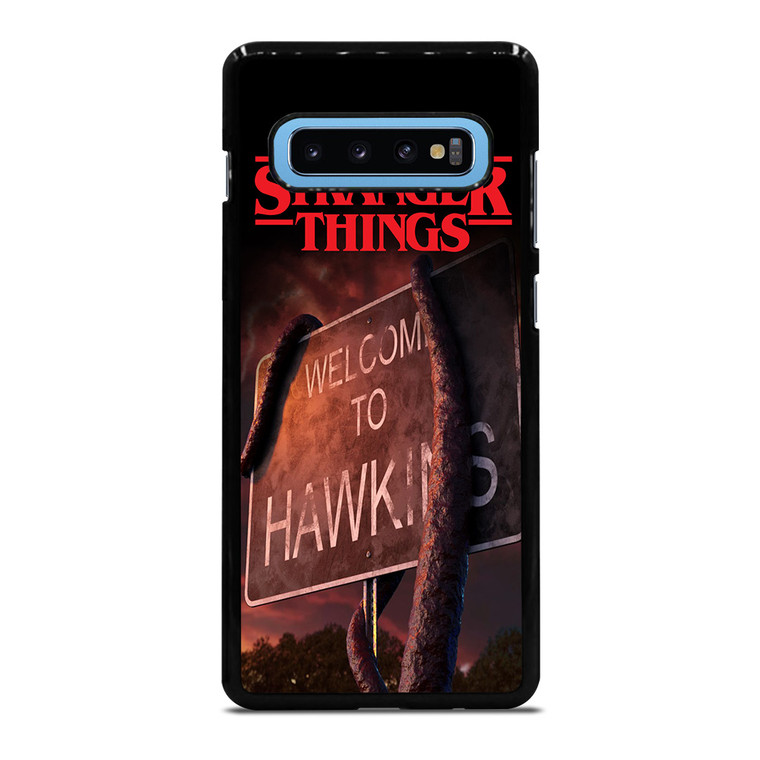 STRANGER THINGS WELCOME TO HAWKINS Samsung Galaxy S10 Plus Case Cover