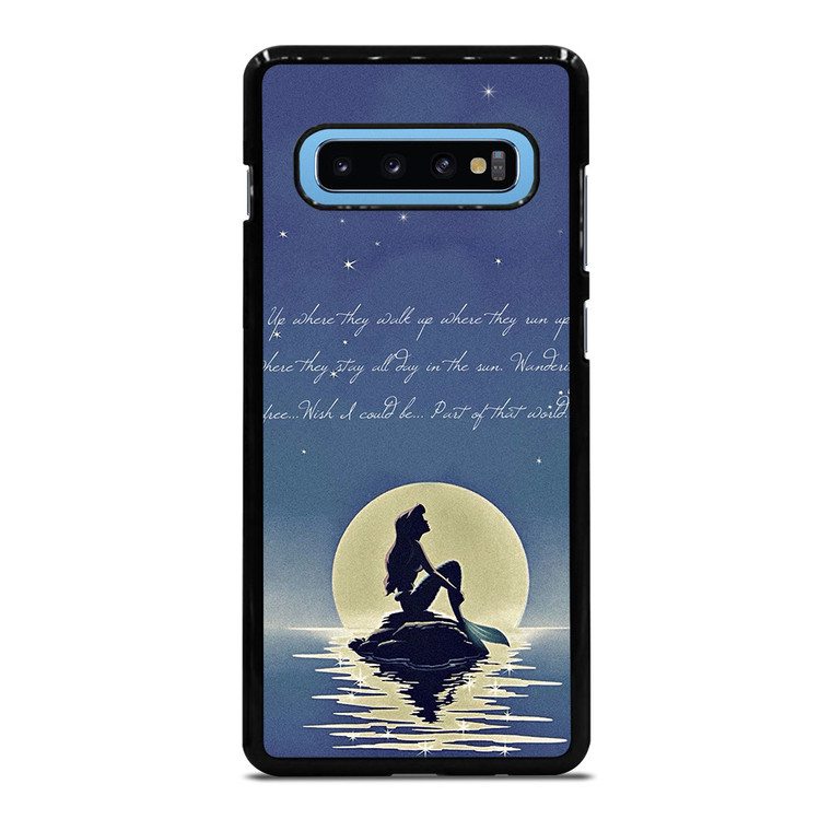 THE LITTLE MERMAID QUOTES Samsung Galaxy S10 Plus Case Cover
