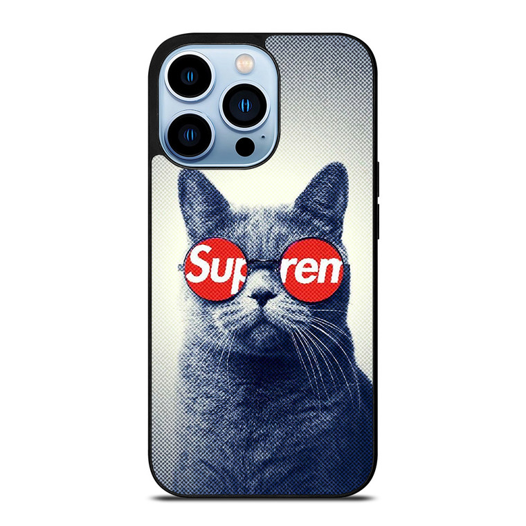 SUPREME COOL CUTE CAT iPhone 13 Pro Max Case Cover