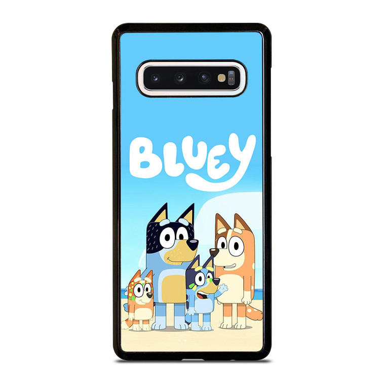 BLUEY HEELER CARTOON Samsung Galaxy S10 Case Cover