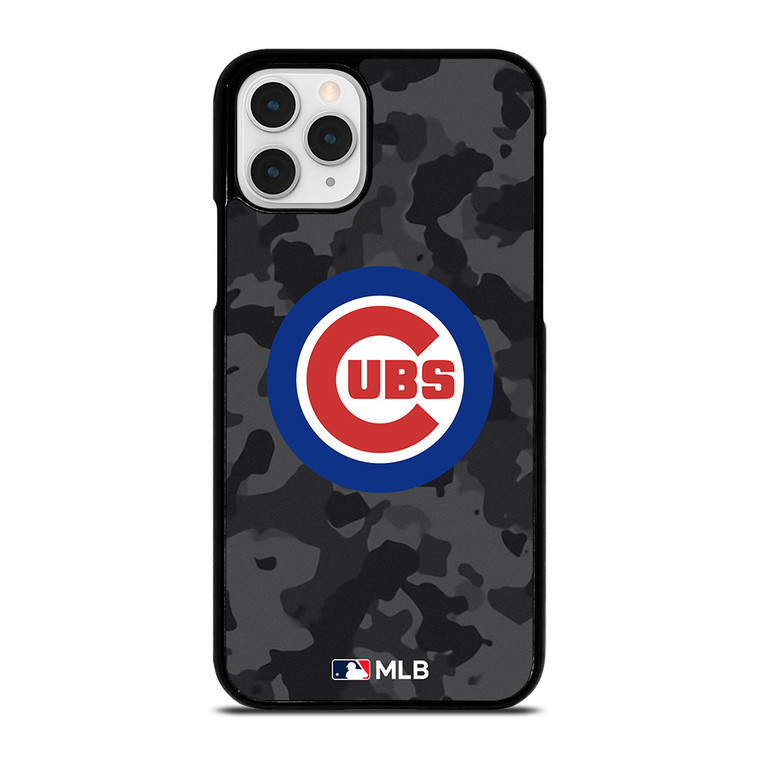 CHICAGO CUBS BASEBALL BLACK CAMO iPhone 11 Pro Case Cover