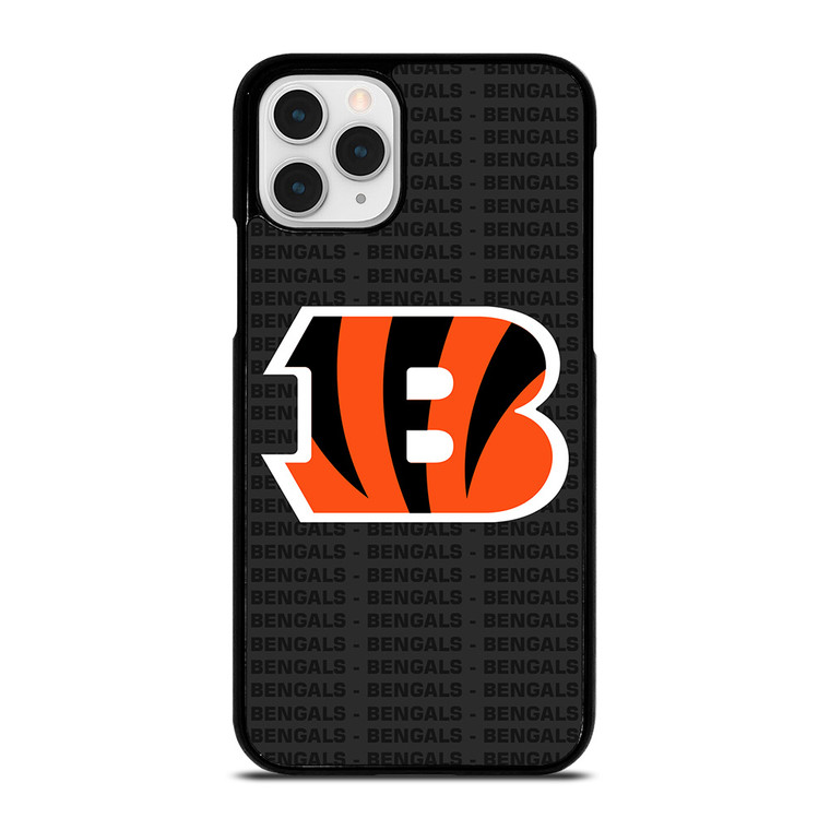 CINCINNATI BENGALS FOOTBALL TEXT iPhone 11 Pro Case Cover