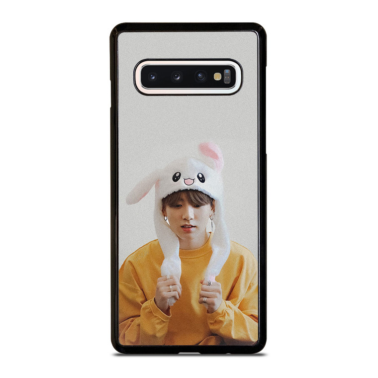 JUNGKOOK BTS BANGTAN BOYS BUNNY HAT Samsung Galaxy S10 Case Cover