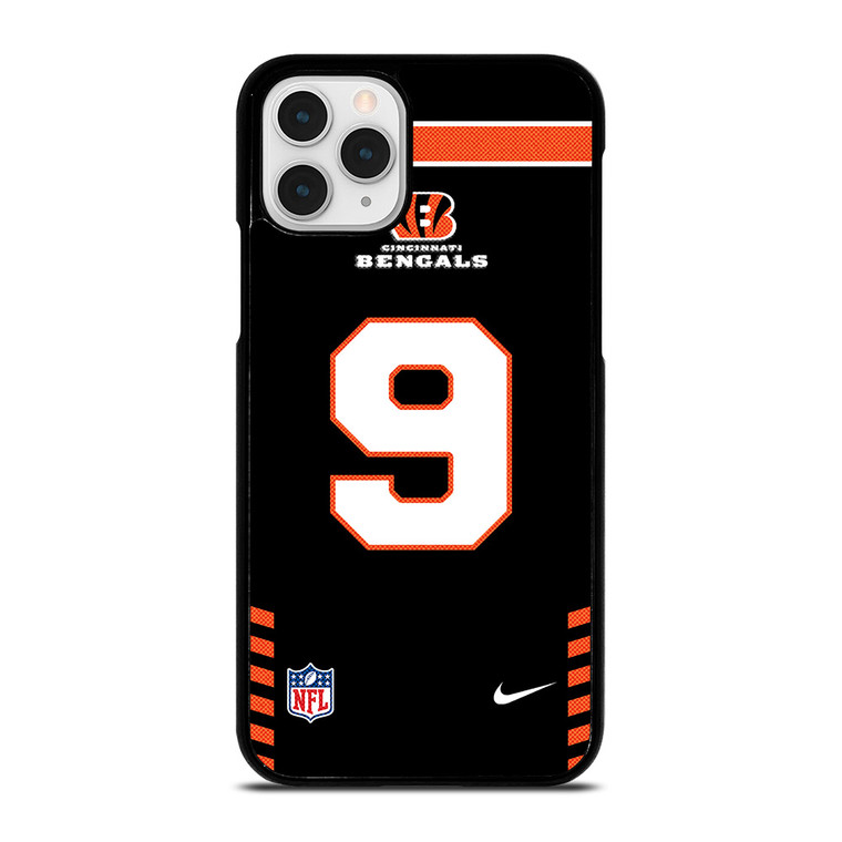 CINCINNATI BENGALS JOE BURROW 9 NFL NIKE iPhone 11 Pro Case Cover