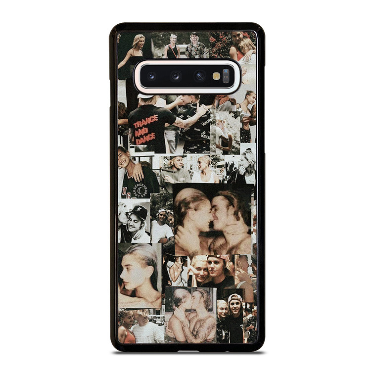 JUSTIN AND HAILEY BIEBER COLLAGE 2 Samsung Galaxy S10 Case Cover