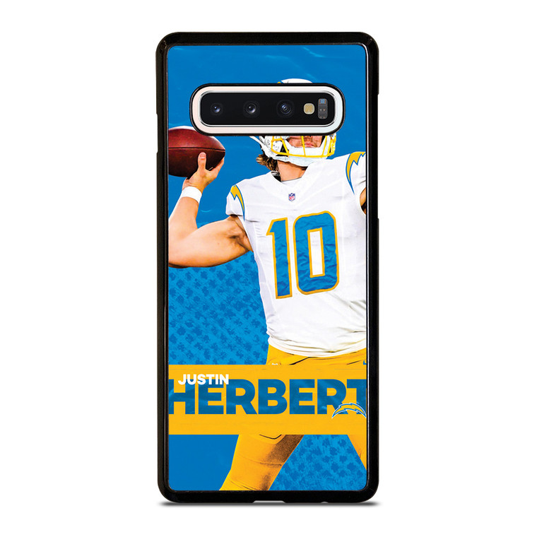 JUSTIN HERBERT LOS ANGELES CHARGERS 2 Samsung Galaxy S10 Case Cover