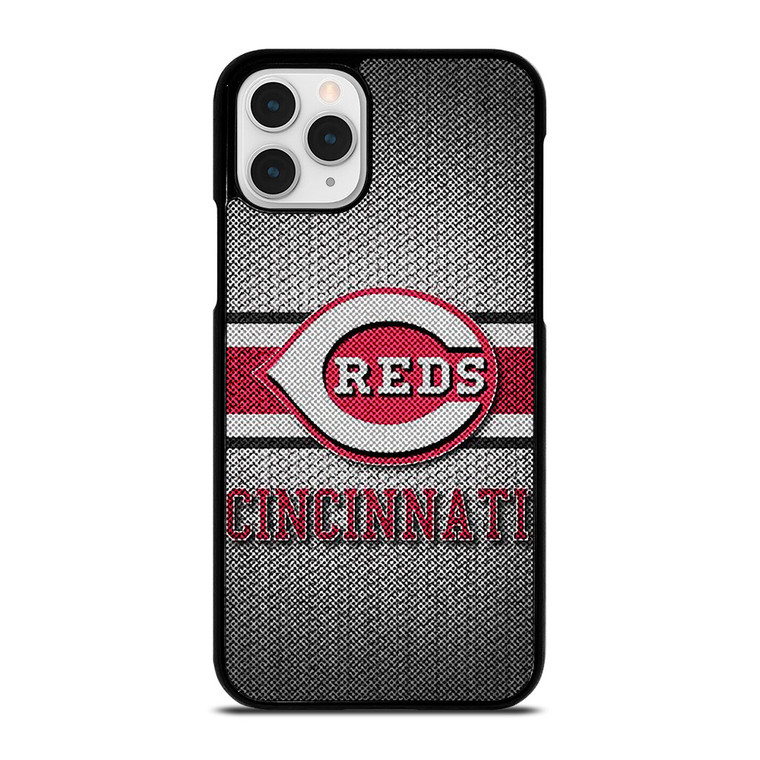 CINCINNATI RED MLB BASEBALL METAL iPhone 11 Pro Case Cover
