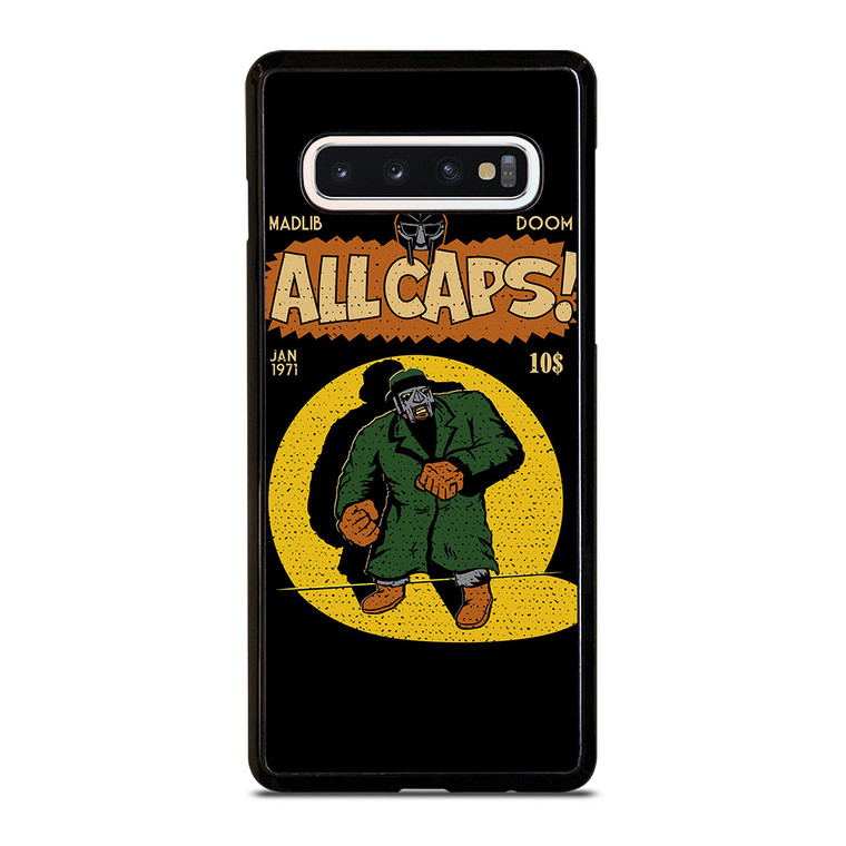 MF DOOM MADLIB ALL CAPS Samsung Galaxy S10 Case Cover