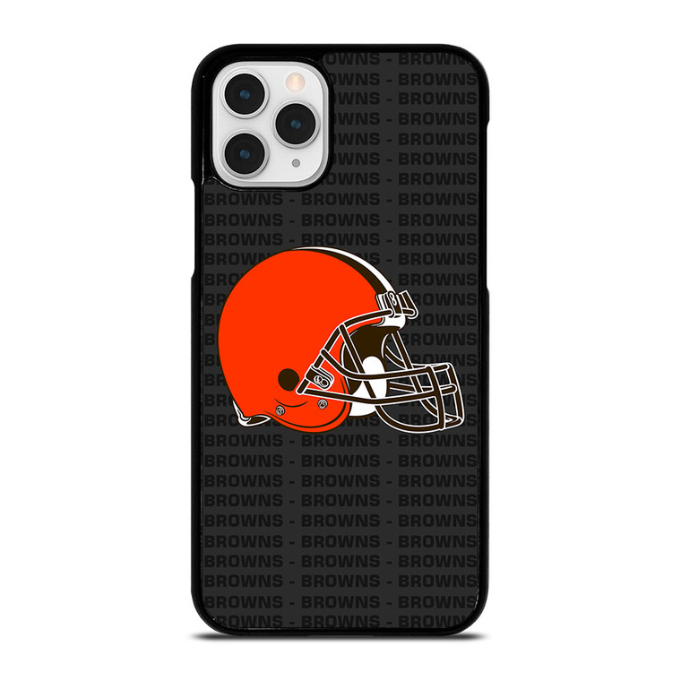 CLEVELAND BROWNS FOOTBALL TEXT iPhone 11 Pro Case Cover