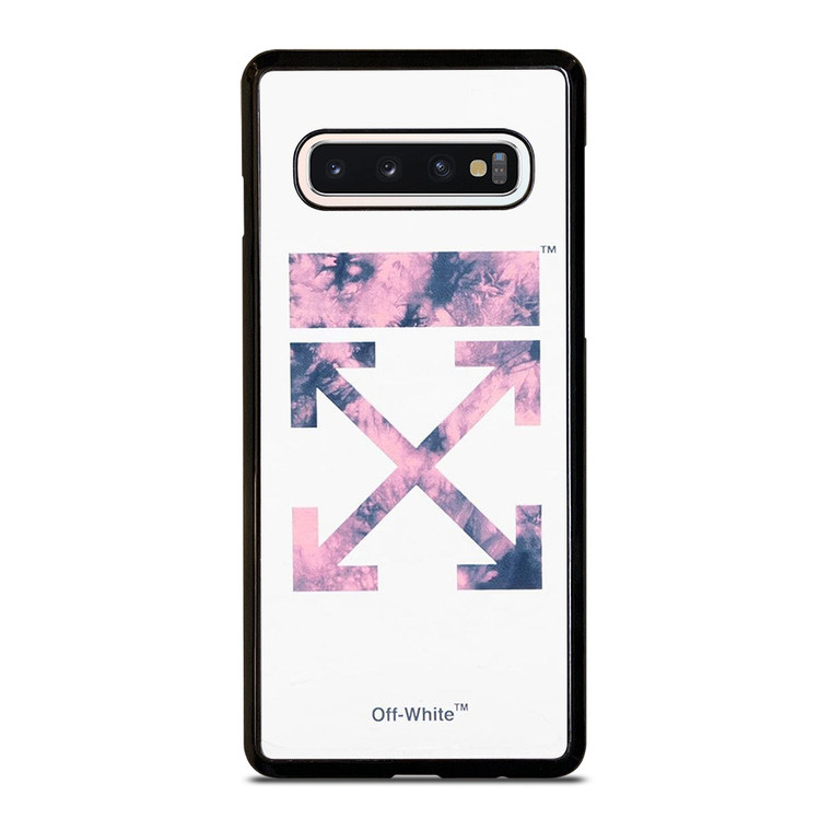 OFF WHITE PURPLE MARBLE Samsung Galaxy S10 Case Cover