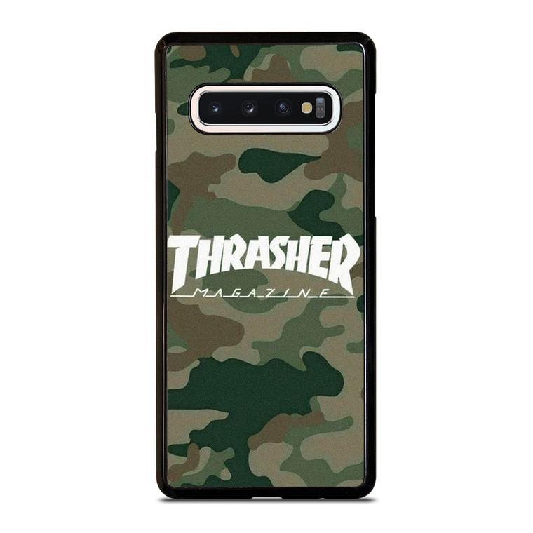 THRASHER SKATEBOARD CAMO Samsung Galaxy S10 Case Cover