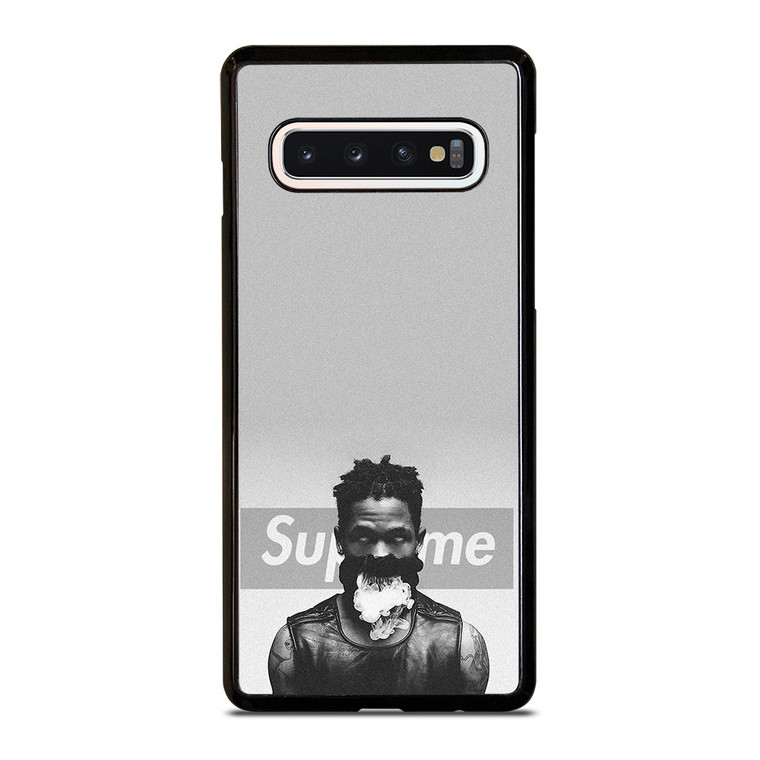 TRAVIS SCOTT SUPREME BLACK WHITE Samsung Galaxy S10 Case Cover