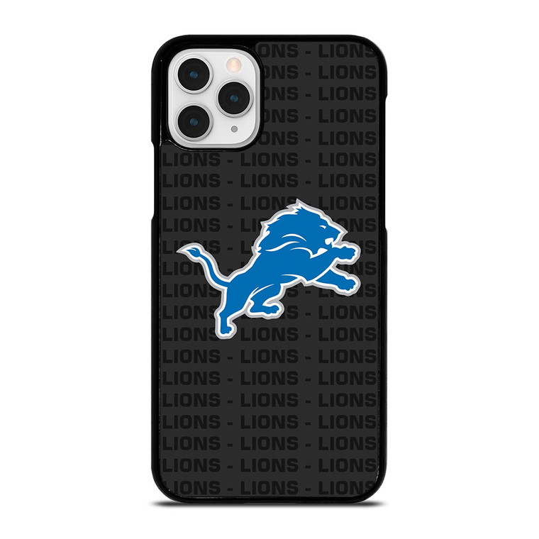 DETROIT LIONS FOOTBALL TEXT iPhone 11 Pro Case Cover
