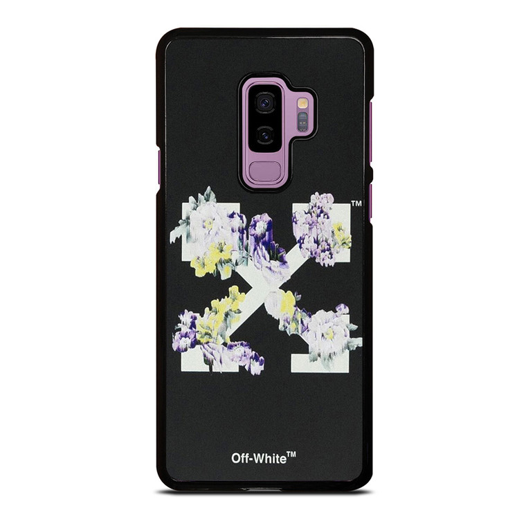 OFF WHITE FLORAL LOGO Samsung Galaxy S9 Plus Case Cover