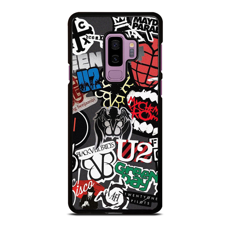 PUNK ROCK BAND COLLAGE Samsung Galaxy S9 Plus Case Cover