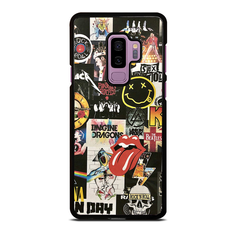 ROCK AND ROLL BAND COLLAGE Samsung Galaxy S9 Plus Case Cover