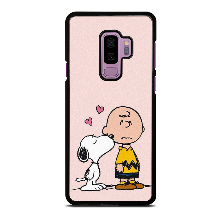 SNOOPY CHARLIE BROWN LOVE Samsung Galaxy S9 Plus Case Cover