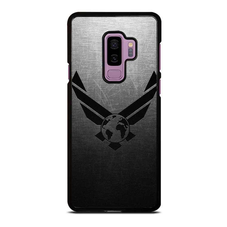 USAF UNITED STATES AIR FORCES LOGO METAL Samsung Galaxy S9 Plus Case Cover
