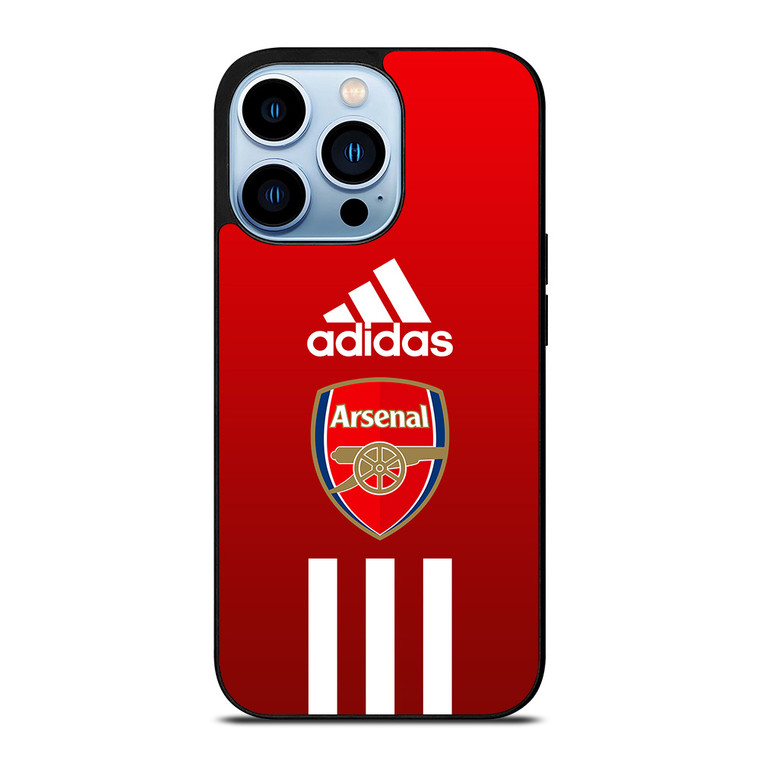 ARSENAL FC ADIDAS STRIPES iPhone 13 Pro Max Case Cover