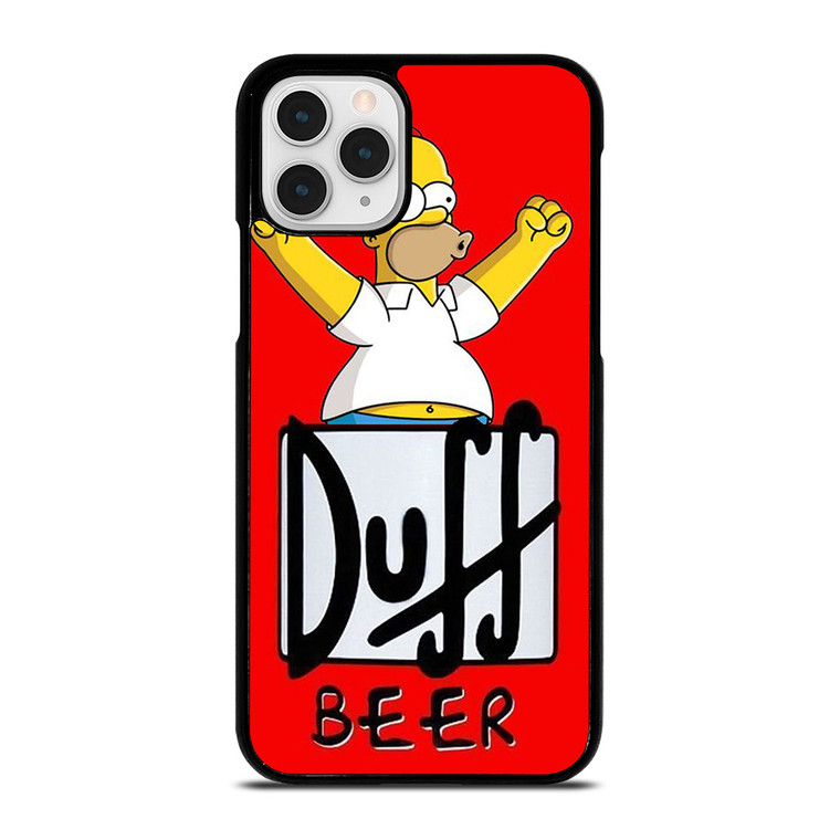 DUFF BEER THE SIMPSONS CARTOON 4 iPhone 11 Pro Case Cover