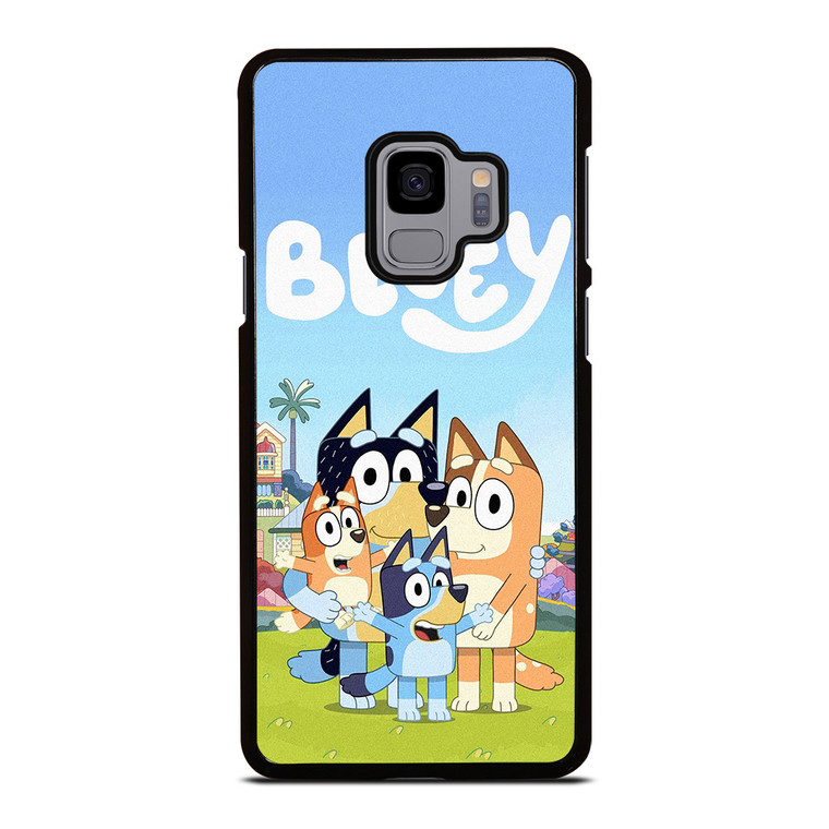 BLUEY HEELER PUPPY CARTOON Samsung Galaxy S9 Case Cover BLUEY HEELER PUPPY CARTOON Samsung Galaxy S9 Case Cover