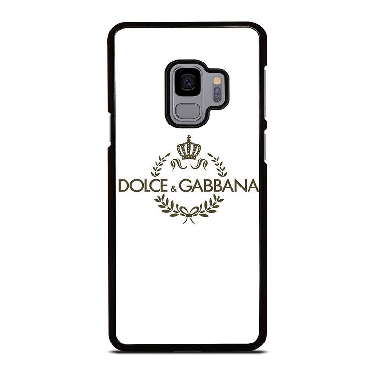 DOLCE AND GABBANA WHITE LOGO Samsung Galaxy S9 Case Cover