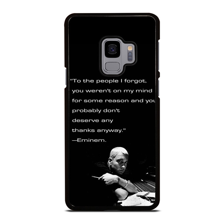 EMINEM RAPPER QUOTES 2 Samsung Galaxy S9 Case Cover