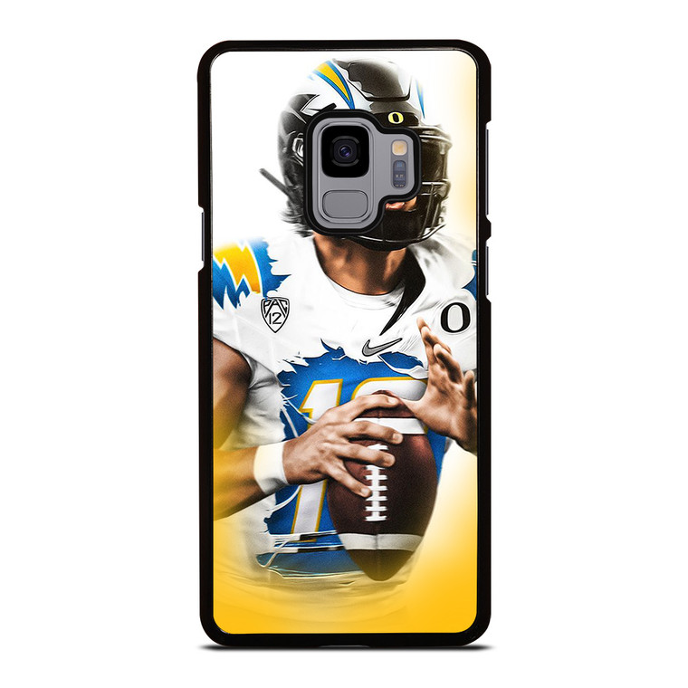 JUSTIN HERBERT LOS ANGELES CHARGERS Samsung Galaxy S9 Case Cover