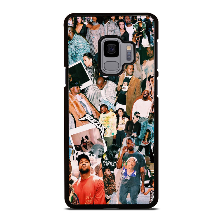 KANYE WEST RAPPER COLLAGE Samsung Galaxy S9 Case Cover KANYE WEST RAPPER COLLAGE Samsung Galaxy S9 Case Cover