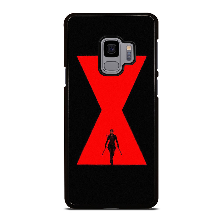 MARVEL BLACK WIDOW SYMBOL Samsung Galaxy S9 Case Cover
