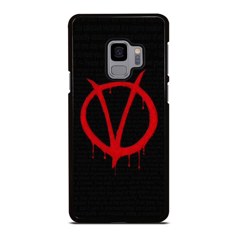 V FOR VENDETTA SYMBOL Samsung Galaxy S9 Case Cover