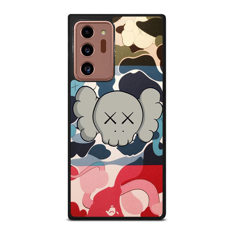 BAPE CAMO KAWS Samsung Galaxy Note 20 Ultra Case Cover