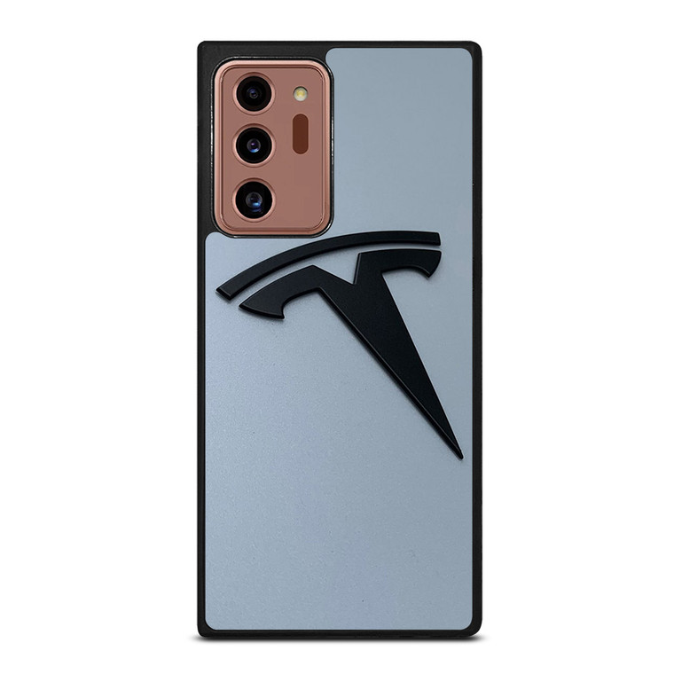 BLACK TESLA CAR LOGO Samsung Galaxy Note 20 Ultra Case Cover