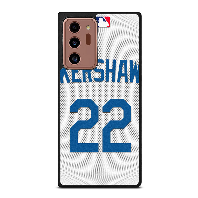 CLAYTON KERSHAW LOS ANGELES DODGERS Samsung Galaxy Note 20 Ultra Case Cover