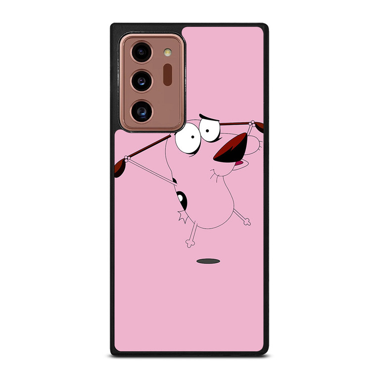 COURAGE THE COWARDLY DOG FLAT Samsung Galaxy Note 20 Ultra Case Cover COURAGE THE COWARDLY DOG FLAT Samsung Galaxy Note 20 Ultra Case Cover